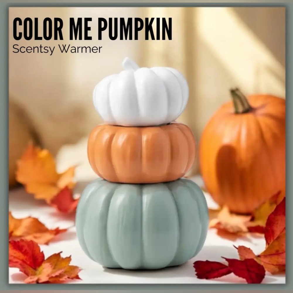 NEW Color Me Pumpkin Scentsy Warmer